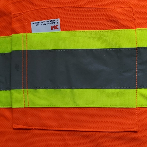 Forcefield Orange 3M Reflective T-shirt NWOT - Picture 4 of 8